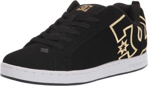 Женские кроссовки DC Court Graffik для повседневного катания на скейтборде Dc Shoes, черный/золотой