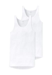 Майка Original Classics, 2 шт, тонкая резинка, мужская SCHIESSER, цвет 100 Wei_