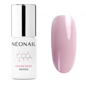 Лак для ногтей cover base protein Neonail, light nude, объем 7.2 мл