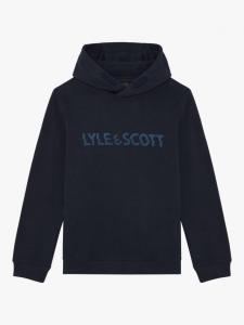 Детский разноцветный худи с принтом Lyle & Scott, Navy