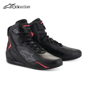 ALPINESTARS PROTECTS Женские мотоциклетные ботинки Xing, FASTER-4, всесезонные повседневные шнурованные короткие ботинки против падения, черно-розовые, размер 38