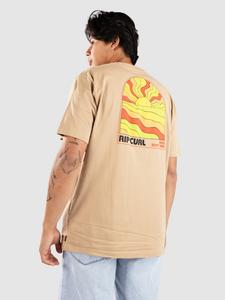 Футболка Rip Curl Surf Revival Sunsets T-Shirt, khaki
