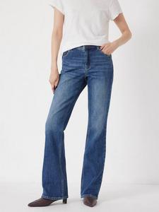 Укороченные расклешенные джинсы Rowan HUSH, Mid Authentic Blue