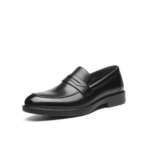 AOKANG Повседневные кожаные туфли мужские черные