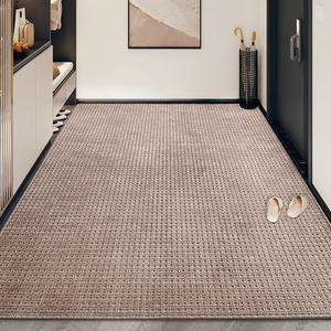 Dajiang Ковер 92x152 см для прихожей, однотонный, утолщенный, износостойкий, грязеотталкивающий