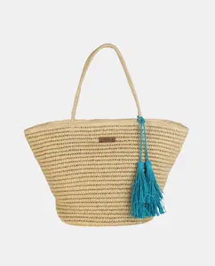 Сумка из натурального волокна с застежкой-молнией Kbas, естественный