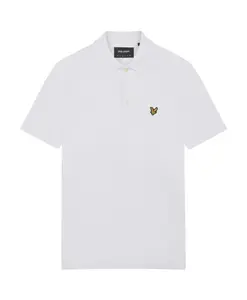 Простая рубашка поло Lyle & Scott, белый