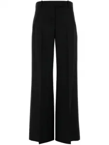 Брюки широкого кроя Alexander McQueen, черный