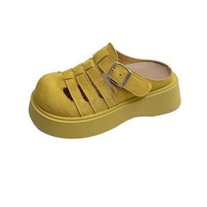 Закрытые тапочки для женщин TAFN, желтый