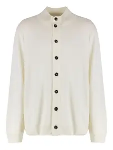 Кардиган в рубчик Moorer, белый