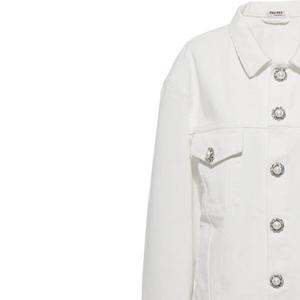 Джинсовая куртка женская белая Miu Miu