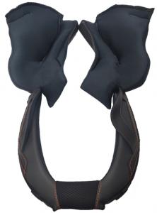 Подушечки для щек и шейный рулон Nexx X.Vilijord, темно-синий