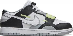 Кроссовки Nike Dunk Scrap 'Wolf Grey Light Lemon Twist', серый/черный/зеленый