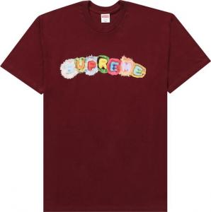 Футболка Supreme Pillows Tee 'Burgundy', красный