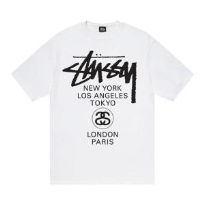 Футболка Stussy World Tour Tee 'White', белый
