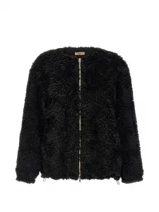 Жакет с оборками и длинными рукавами Herno, черный