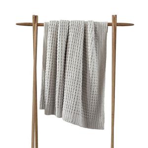 Sunday Citizen Waffle Легкий плед, серый