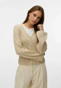 Кардиган вмрован Vero Moda, Oatmeal