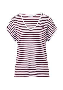 Рубашка comma casual identity, бордовый/белый