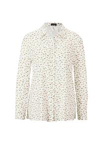 Короткий размер: модная блузка с принтом и воротником-стойкой. Goldner, мультиколор