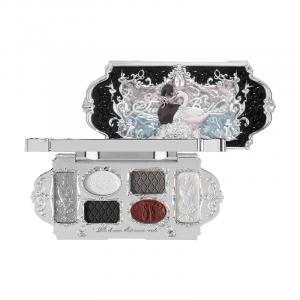 Палетка теней FlowerKnows Swan Ballet 6 цветов, легко растушевывается, матовые, подчеркивающие глаза, 6,5 г Flower Knows