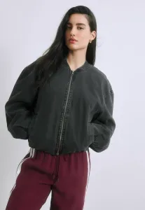 Джинсовая куртка укороченного кроя на молнии Next, Black