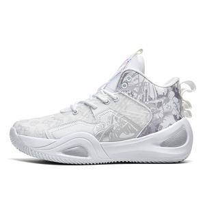 Баскетбольные кроссовки с высоким берцем, нескользящие, износостойкие, дышащие, унисекс MUSNODO, White Gray