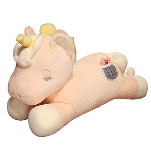 Плюшевая кукла Dreamy Unicorn размером 60см/80см/100см Tranquility and elegance, розовый