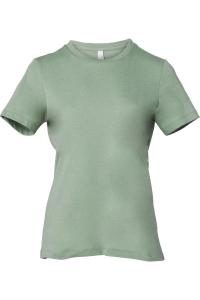 Футболка свободного кроя из джерси Bella + Canvas для женщин и женщин, цвет sage green