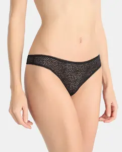 Dkny женские сексуальные кружевные стринги, черный