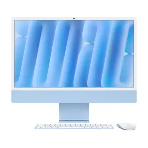 Моноблок Apple iMac 24" М4 (2024), 8 CPU/8 GPU, 24ГБ/512 ГБ, No Ethernet, Blue, английская клавиатура