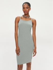 Вязаное платье slim fit MS482DMAFB Michael Michael Kors, серебряный