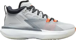 Кроссовки Jordan Zion 1 GS Light Smoke Grey, серый