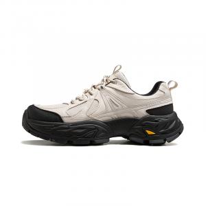 CAMEL Дышащие увеличивающие рост низкие треккинговые туфли мужские бежево-бело-черные, цвет Beige White Black