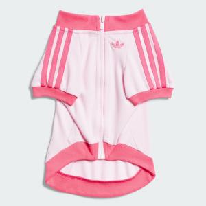Куртка на молнии для собак и кошек Adidas Pet Tracksuit, розовый
