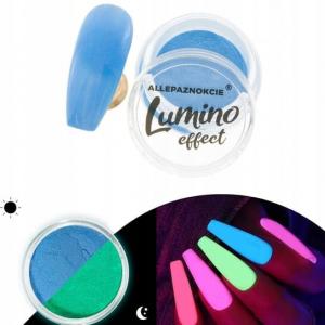 Светящаяся в темноте пудра AlleNaznokcie, Fluo Lumino Effect 10, AllePaznokcie