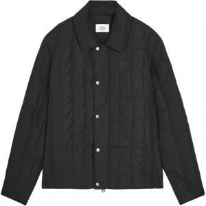 Maison Kitsune Стёганый блузон с лисой, Black