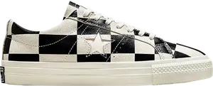 Кроссовки Converse One Star Low Warped Board - White Black, черный