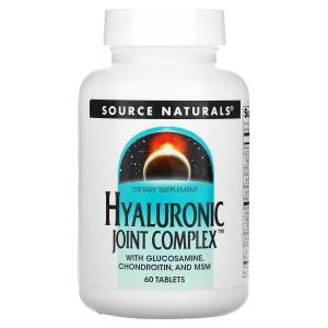 Source Naturals гиалуроновый комплекс для суставов, 60 таблеток