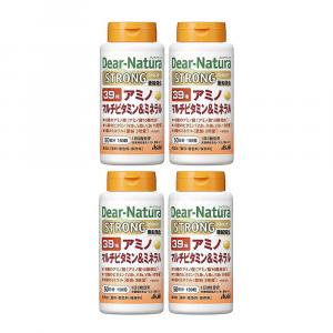Набор пищевых добавок Dear Natura Strong 39 Amino, Multivitamin & Mineral, 4 предмета, 150x4 таблеток