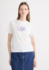 Футболка Calvin Klein Jeans SCRIPT, Brilliant White/White
