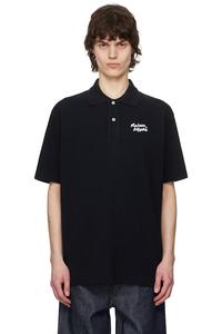 Комфортная поло с ручной надписью Maison Kitsuné Maison Kitsuné, мультиколор