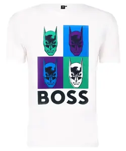 Футболка Regular fit Boss Kidswear, белый