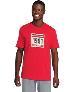Мужская футболка Armani Exchange 1991 Graphic, Haute Red