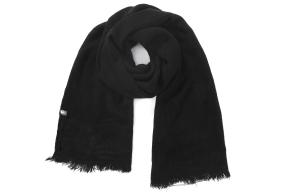 Вязаный шарф унисекс GENANX, Черный (рождественская коробка)