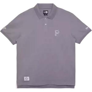 New Era Blue And White Porcelain Series Polo Shirt Unisex Gray