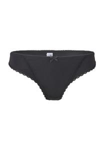 Стринги Camille, кайма, однотонные, для женщин S.Oliver, цвет 4215 Black