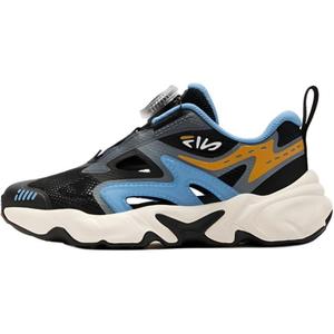 Легкие амортизирующие низкие кроссовки SPARKLE для детей от 3 до 7 лет FILA KIDS, черный/белый