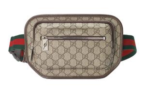 GUCCI Сумка-пояс с кожаной отделкой