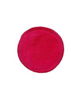 Многоразовый диск, круглый ватный диск, из хлопкового бархата, 1 шт, РОЗОВЫЙ, Wild Nature